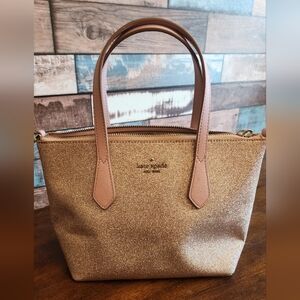 Kate Spade Rose Gold Glitter Purse